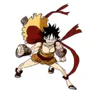 luffy gear 5 tattoo design idea
