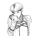 BTS Suga low key  tattoo design idea