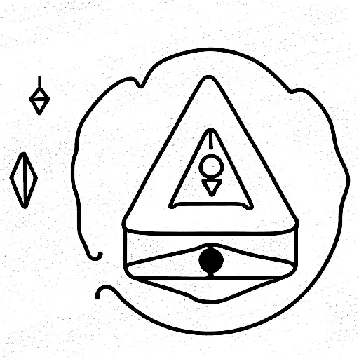 ufo Bob lazar drawing  tattoo design idea