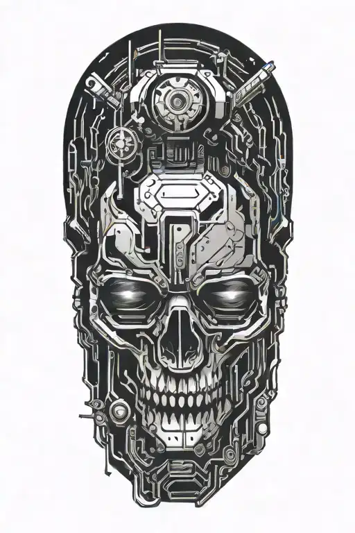 cyberpunk edgerunner tattoo design idea