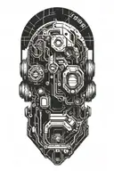 cyberpunk edgerunner tattoo design idea