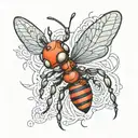 prodigy ant tattoo design idea