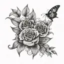 born dates  tattoo design idea