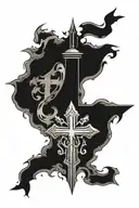 battlefield cross tattoo tattoo design idea