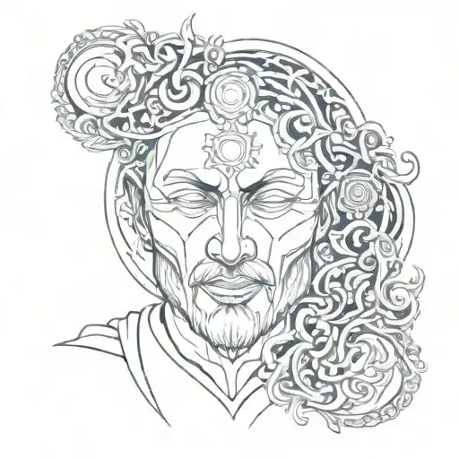I am the master of my destiny, I am the leader of my soul tattoo design idea