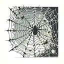 So a spider web with 777 scattered in reasonable size numbers so u can see the web n a spider crawling towards the 7s  tattoo design idea