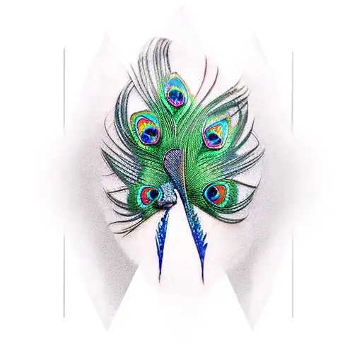Tattoo uploaded by Alex Wikoff • Peacock by Sven Rayen (via IG-svenrayen) # peacock #geometric #linework #3D #animal #blackandgrey #illustrative  #SvenRayen • Tattoodo