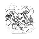 on loop tattoo design idea