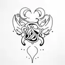 on loop tattoo design idea