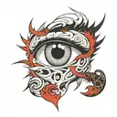 eyes sasuke curse mark tattoo design idea