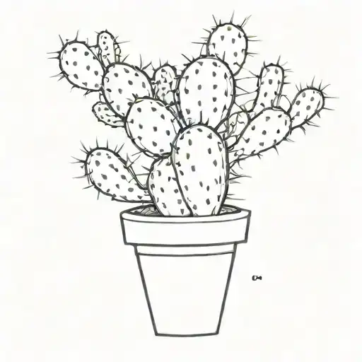 crossword puzzle, cactus growing tattoo design idea