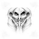 Muslim sign with scary movie characters  tattoo design idea