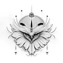 Gretsch White Falcon tattoo design idea