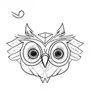 Owl tattoo design idea