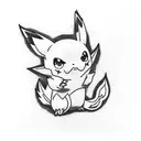 starter pokemon tattoo design idea