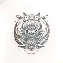starter pokemon tattoo design idea