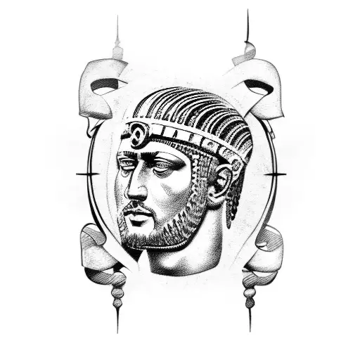 Roman Emperor  tattoo design idea