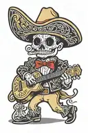 mariachi tattoo design idea