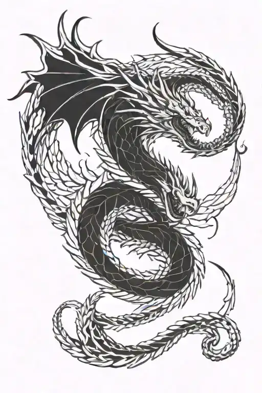 jormungand tattoo design idea