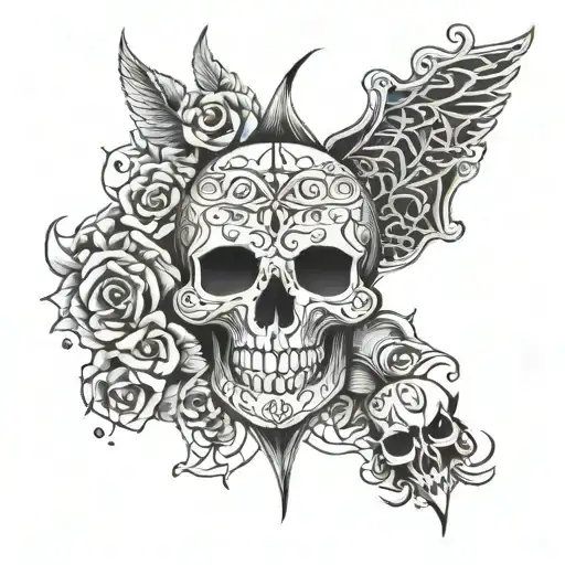 Mara Salvatrucha 13 font style tattoo design idea
