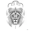 lion driver peterbilt 379 tattoo design idea