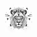 lion driver peterbilt 379 tattoo design idea