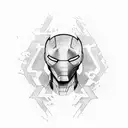 marvel superhero  tattoo design idea