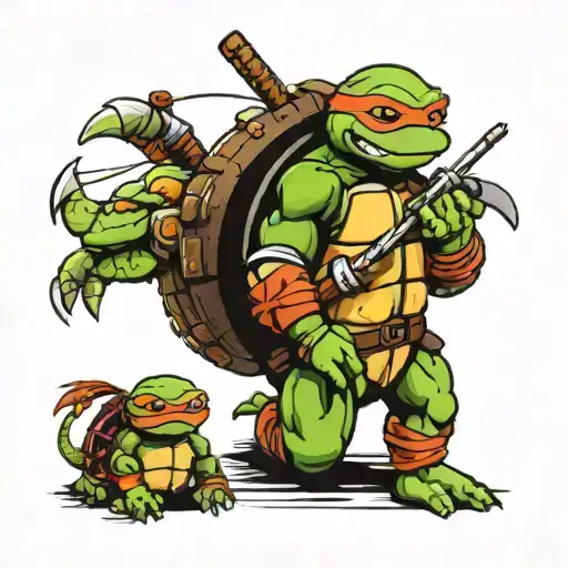 tmnt tattoo design idea