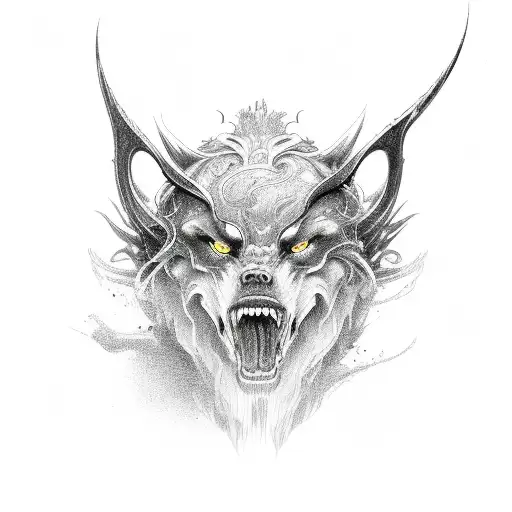 fenrir tattoo design idea