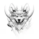 fenrir tattoo design idea
