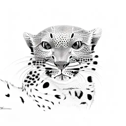 leopard gecko tattoo design idea