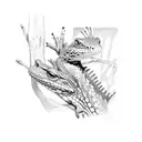 LIZARD leopard gecko tattoo design idea