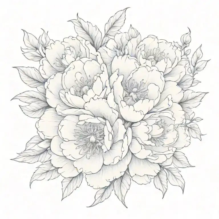 peony and python back tattoo tattoo design idea