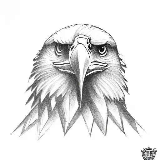 eagle with some club America aspects  tattoo design idea