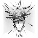 57 sign in gangsta style tattoo design idea