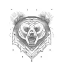 bear claw scar tattoo design idea