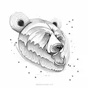 bear claw scar tattoo design idea