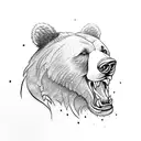 bear claw scar tattoo design idea