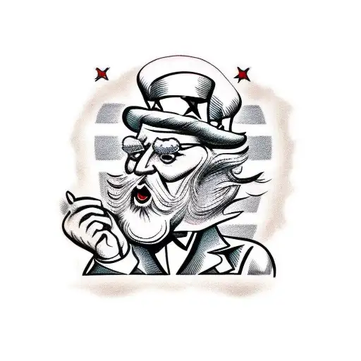 lebanese uncle sam saying Dean Knows tattoo design idea