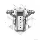 thor woth mjolnir tattoo design idea
