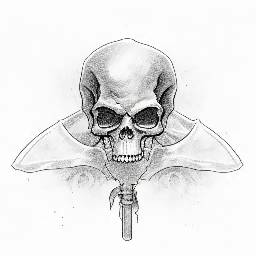 Grim Reaper tattoo design idea