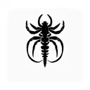 scorpio fighting Aries  tattoo design idea