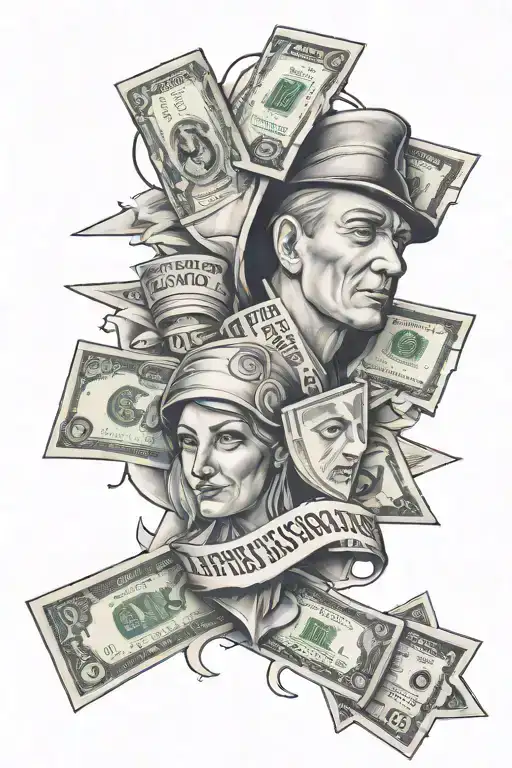 Money Maker tattoo design idea