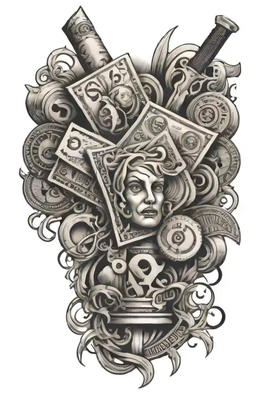 Money Maker tattoo design idea