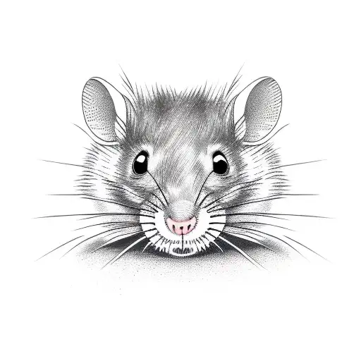 rat tattoo design idea