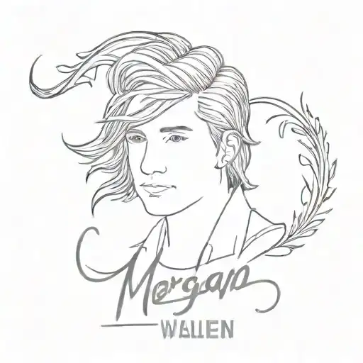 morgan wallen lyrics tattoo design idea