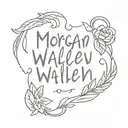 morgan wallen lyrics tattoo design idea