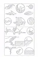 7 days of creation represented in images in order, based on bible verse  tattoo design idea