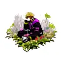 999 Juice Wrld tattoo design idea