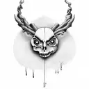 Juice WRLD Michael Myers tattoo design idea